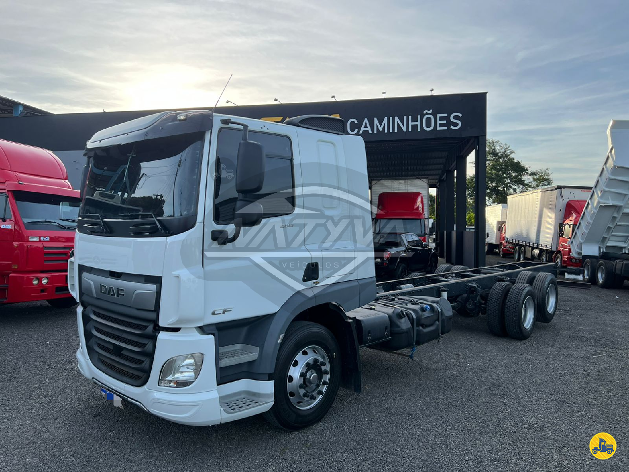 CAMINHAO DAF DAF CF 280 Chassis Truck 6x2 Natyva Caminhões ORLEANS SANTA CATARINA SC